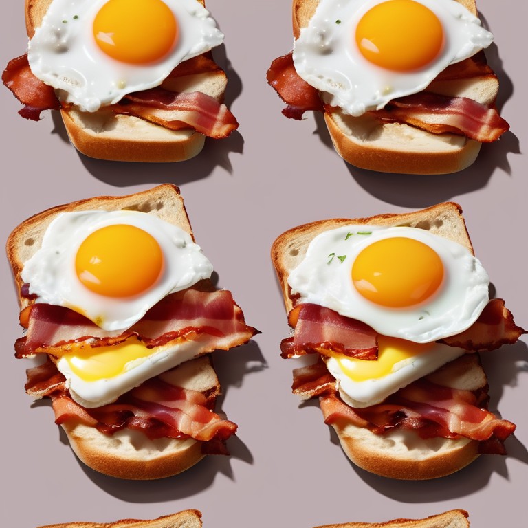 Bacon and Egg Breakfast Sandwich