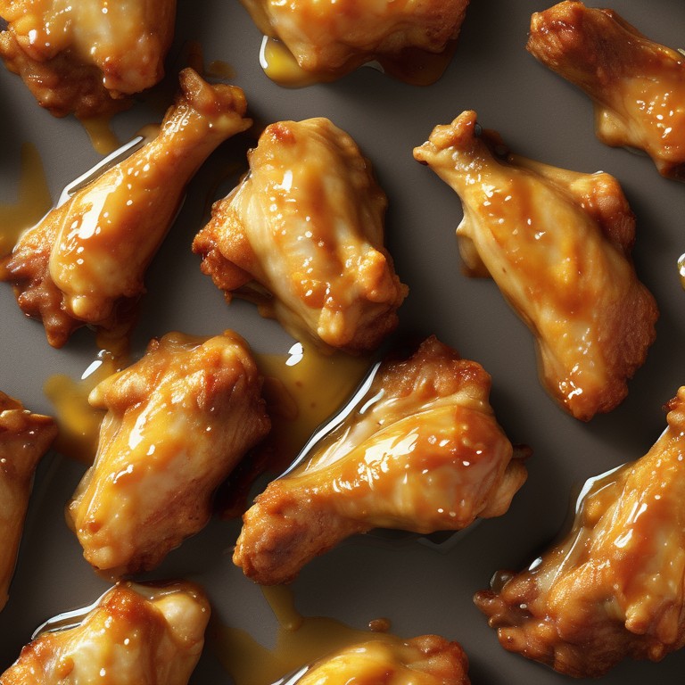 Baked Chicken Wings in Honey Mustard Sauce