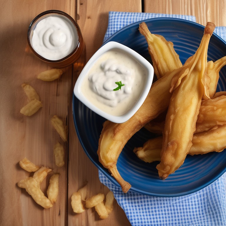 Vegan Beer-Battered Banana Blossoms