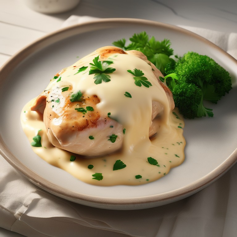 Creamy Chicken Thighs with Cheese