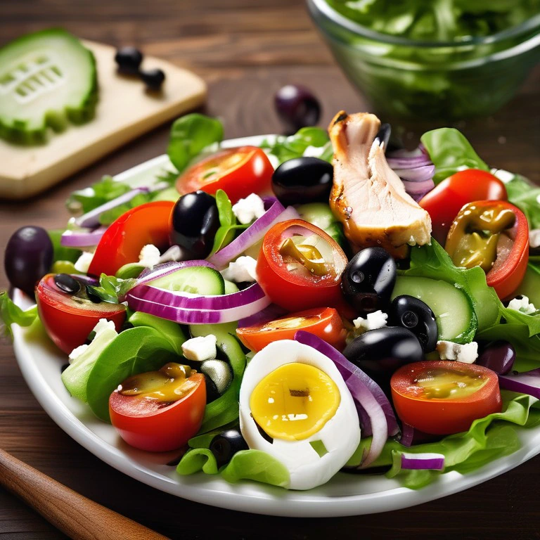 Chicken with Vegetables Salad