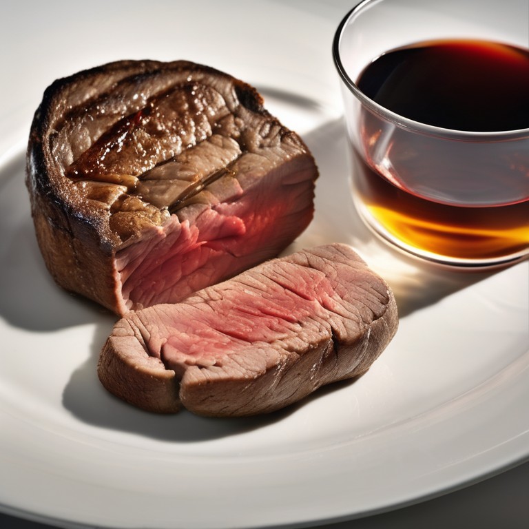 Steak Gemüse Brot Ajoli