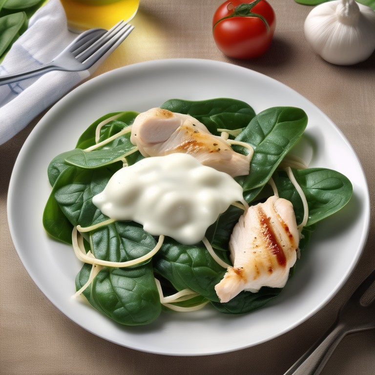 Baby Spinat Nudeln mit Mini Mozzarella und Hähnchenbrustfilet - Mr. Cook
