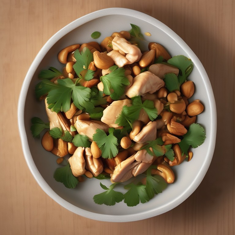 Chicken with Dry Roasted Peanuts