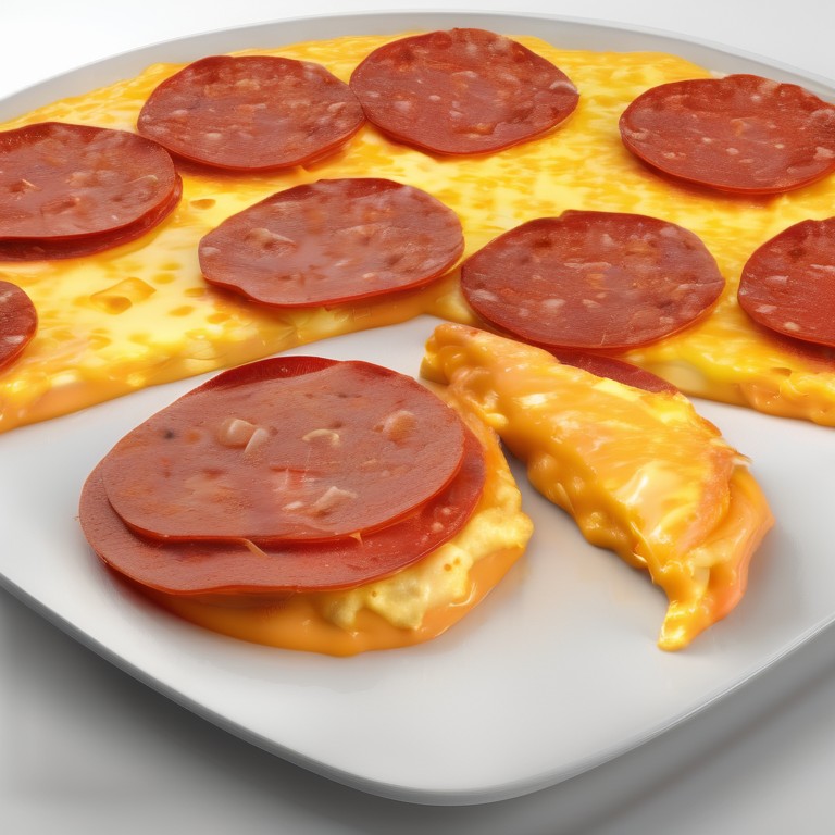 Pepperoni Cheese Eggs