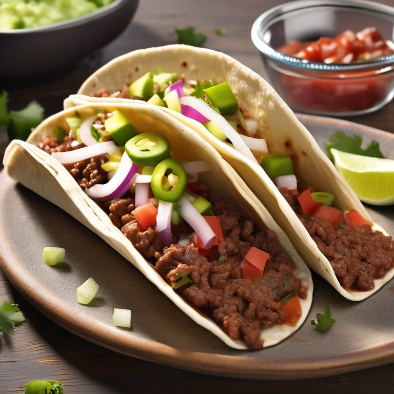 Spicy Beef Tacos