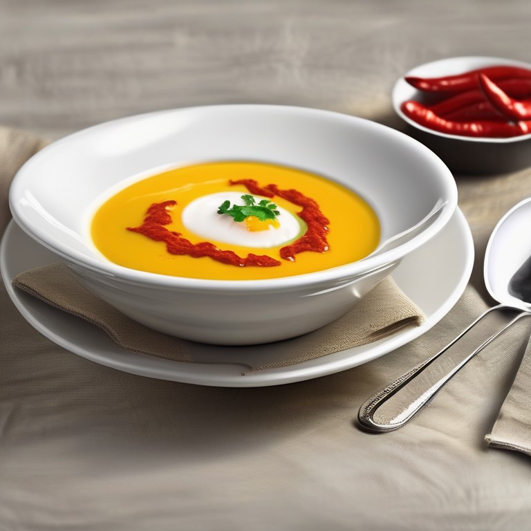 Chili Pepper and Raw Egg Soup