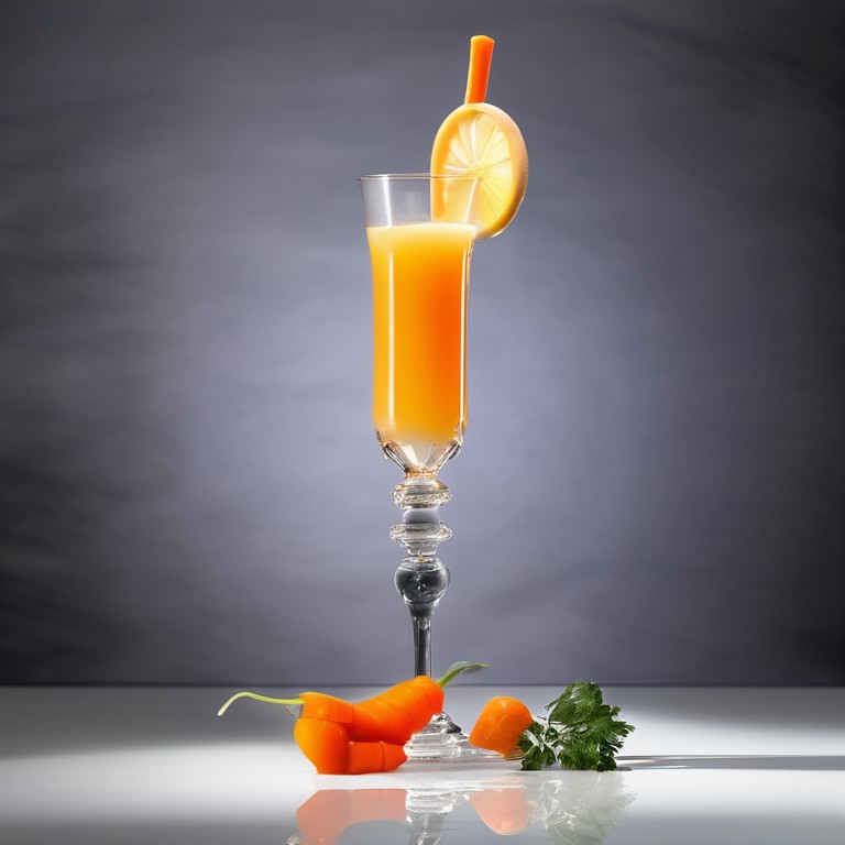 Brandy Chicken Carrot Cocktail