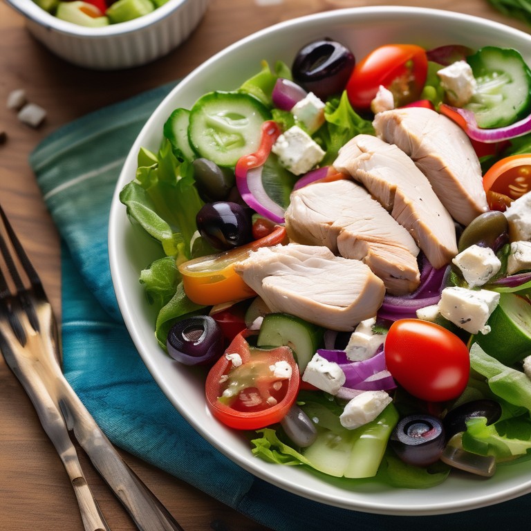 Sous Vide Chicken Salad with Vegetables