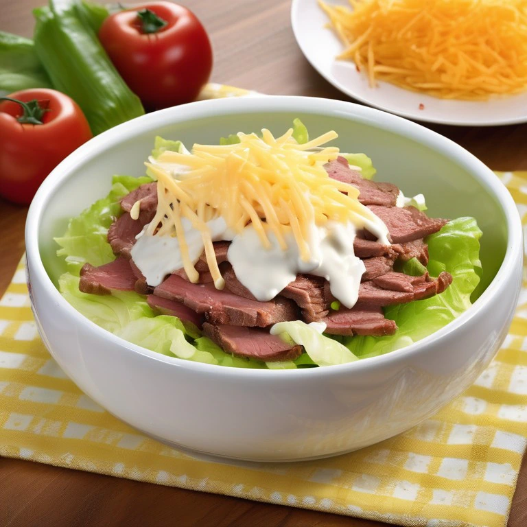Beef and Cheese Salad