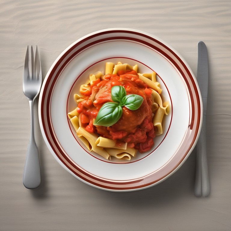 Pasta con Piernas de Pollo