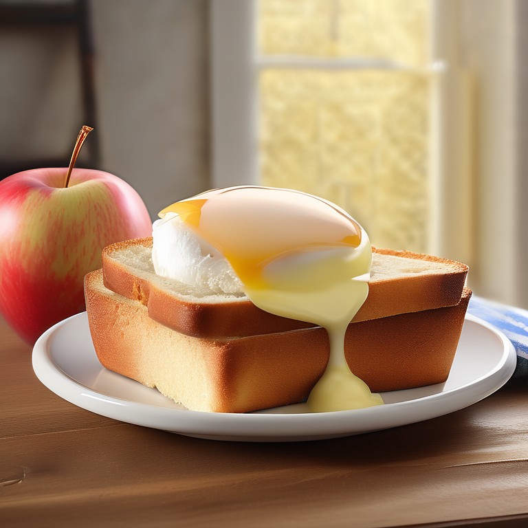 White Bread, Eggs, Apples, and Cinnamon Pie