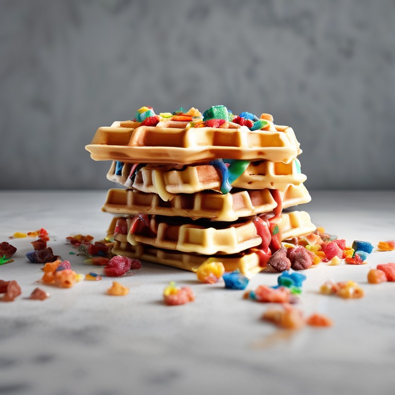 DJ Waffles Fruity Pebble Waffle