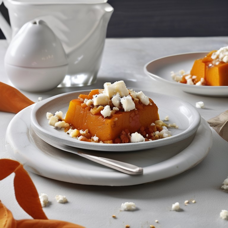 Roasted Pumpkin with Feta Cheese