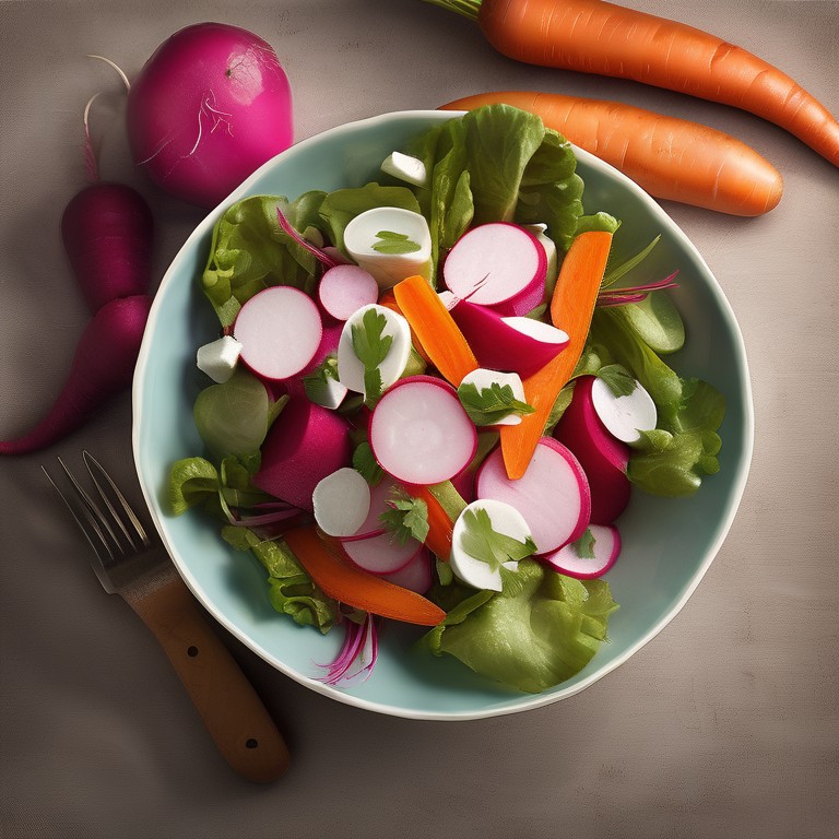 Carrot, Beet, and Radish Salad