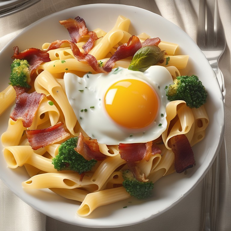 Bacon and Egg Pasta