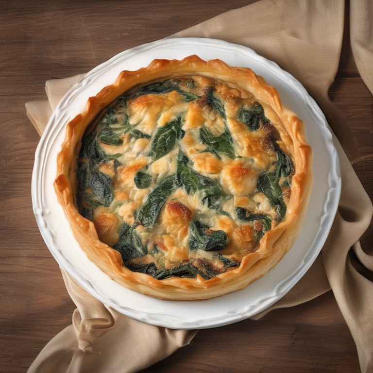 Tarte au Poulet et Épinard