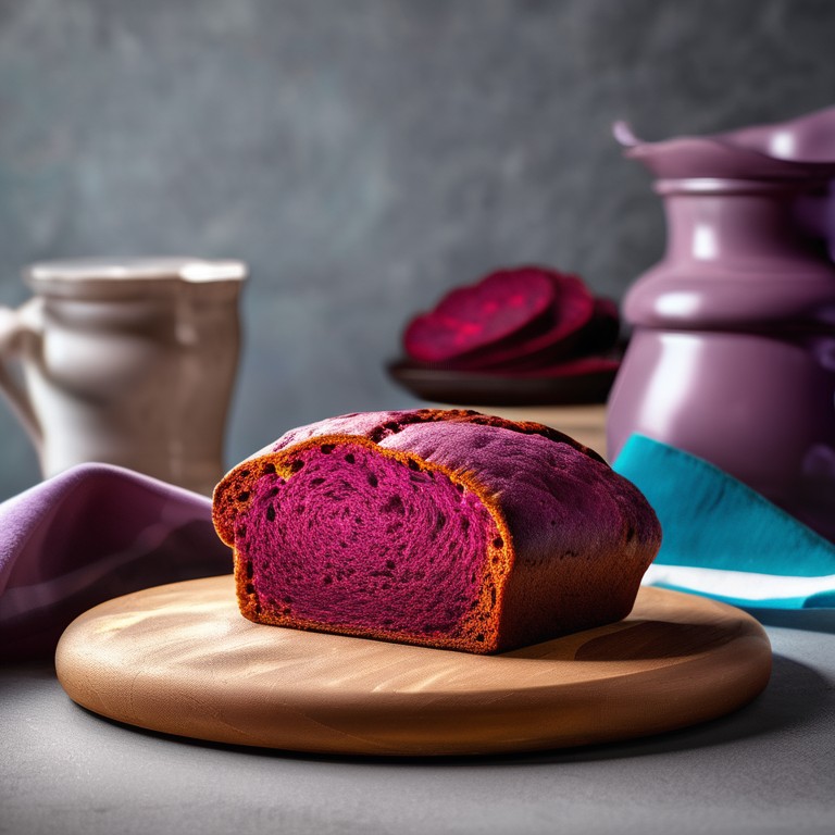 Beetroot Bread with Rye Sourdough