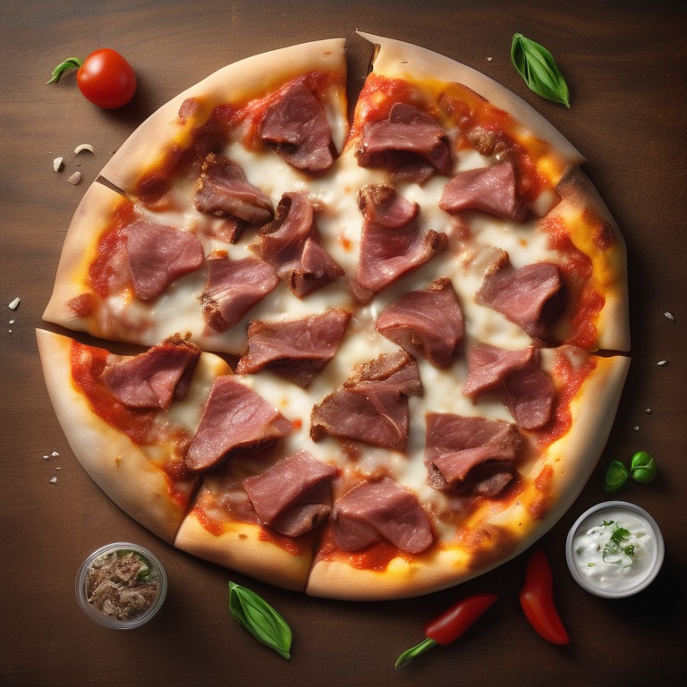 Pizza with Beef