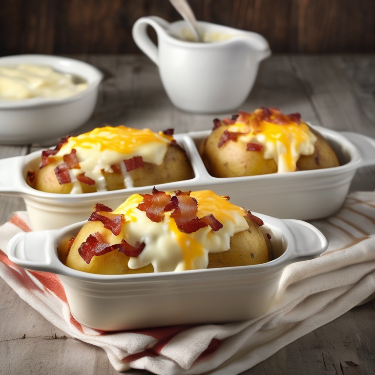 Baked Potatoes in Individual Casseroles