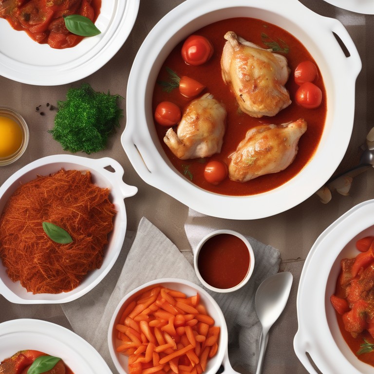 Chicken with Tomato Paste