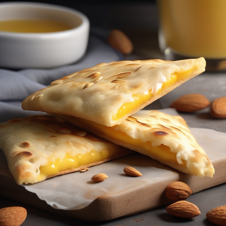 Cheese-Almond Flatbread
