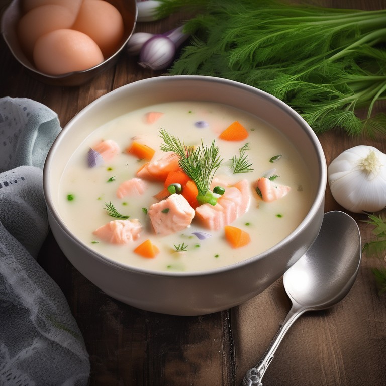 Creamy Salmon Soup