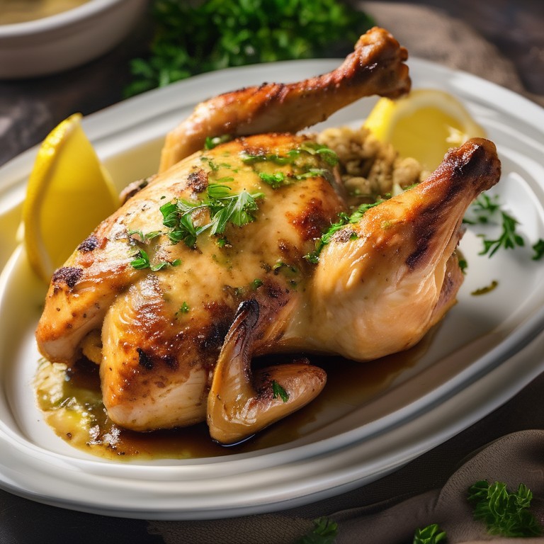 Baked Lemon Garlic Chicken