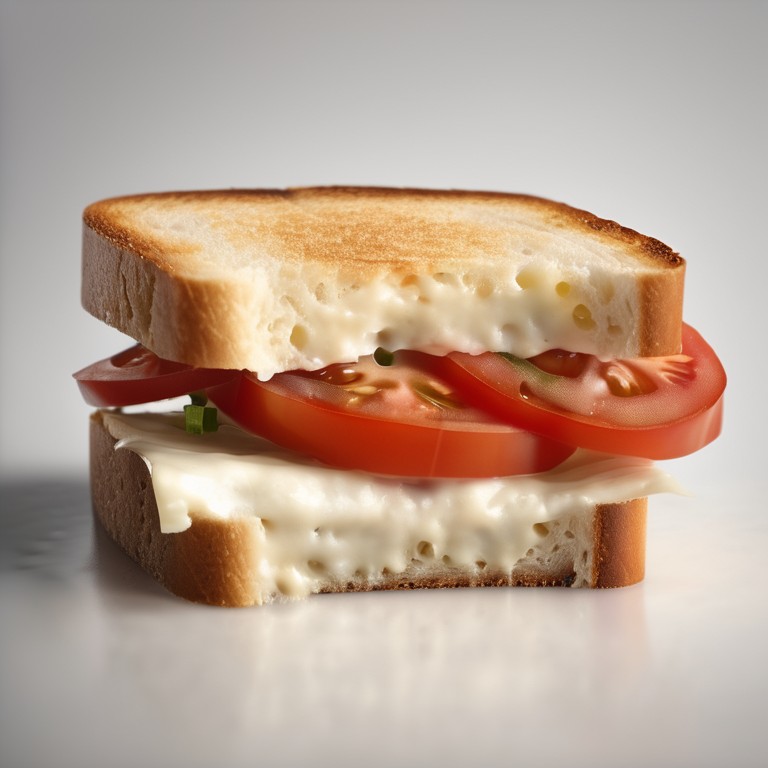 Tomato and Cheese Sandwich