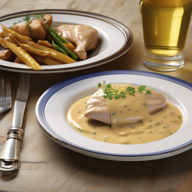 Skillet Creamy French Mustard Chicken