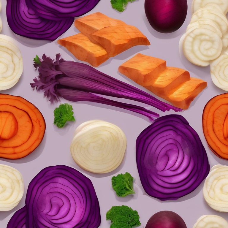 Salade de légumes racines