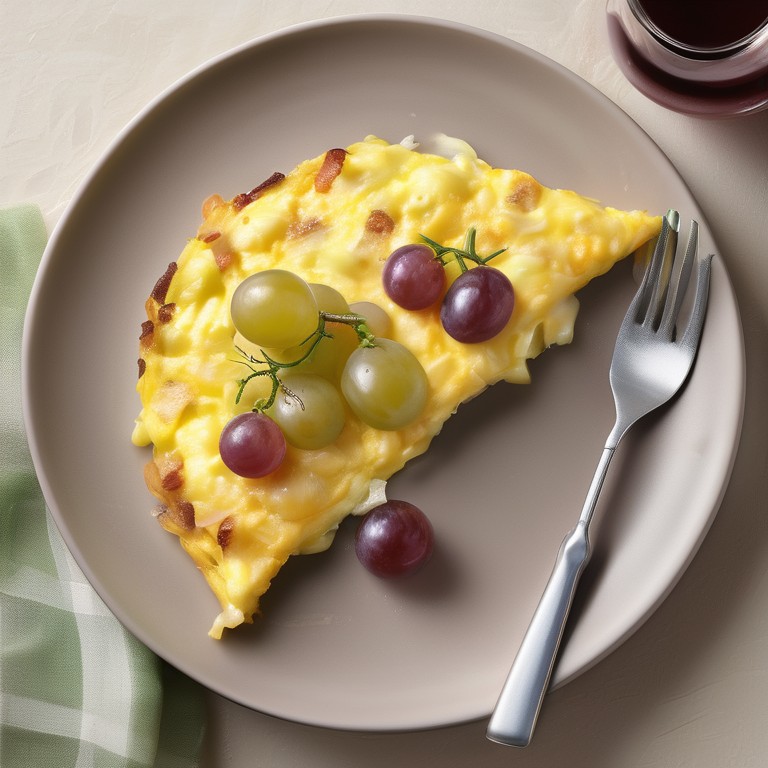 Grape and Onion Omelette