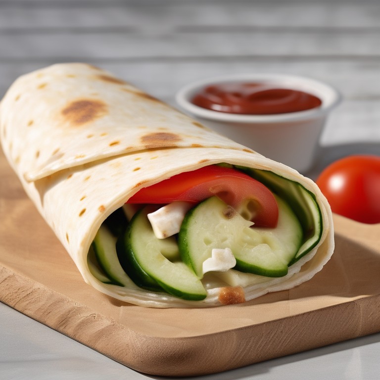 Cheese and Veggie Wrap