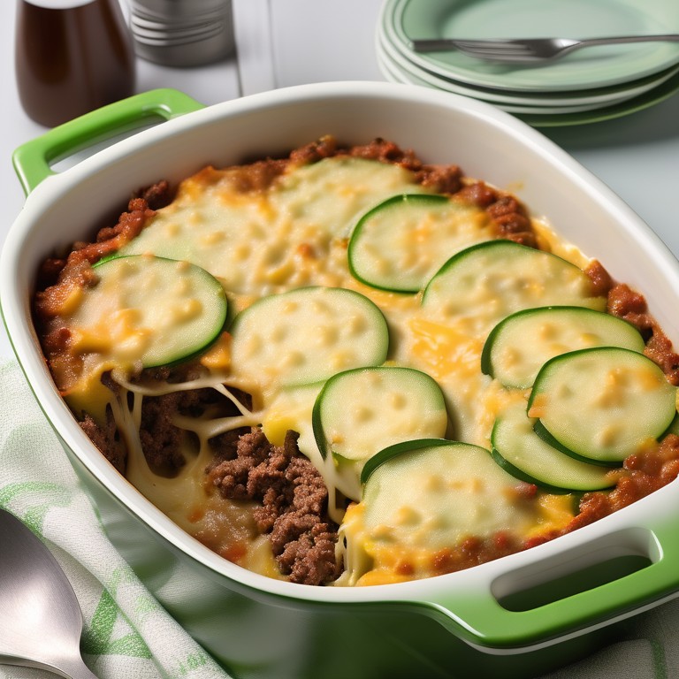 Zucchini and Ground Beef Casserole