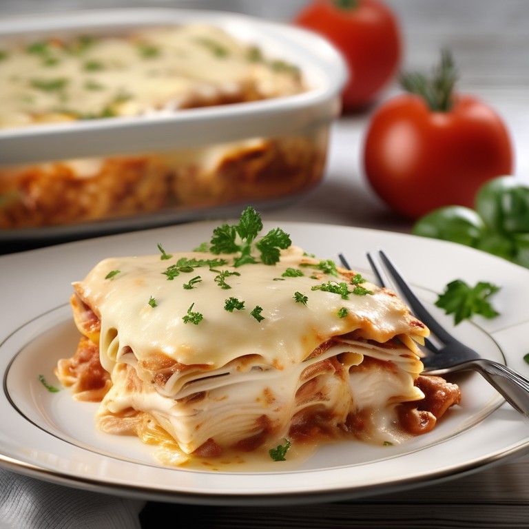 Chicken and Vermicelli Lasagna