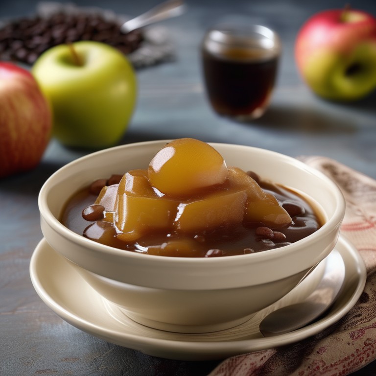 Coffee Infused Apple Compote
