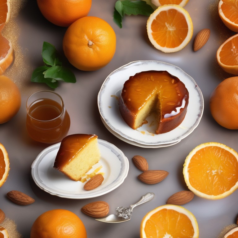 Orange and Almond Cake with Orange Marmalade Glaze - Mr. Cook