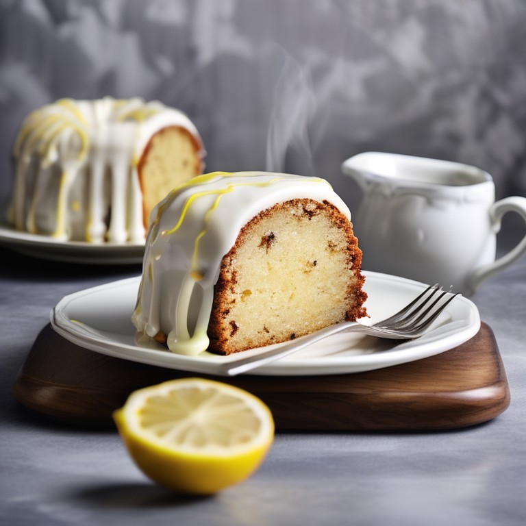 Earl Grey Tea Cake with Lemon Icing