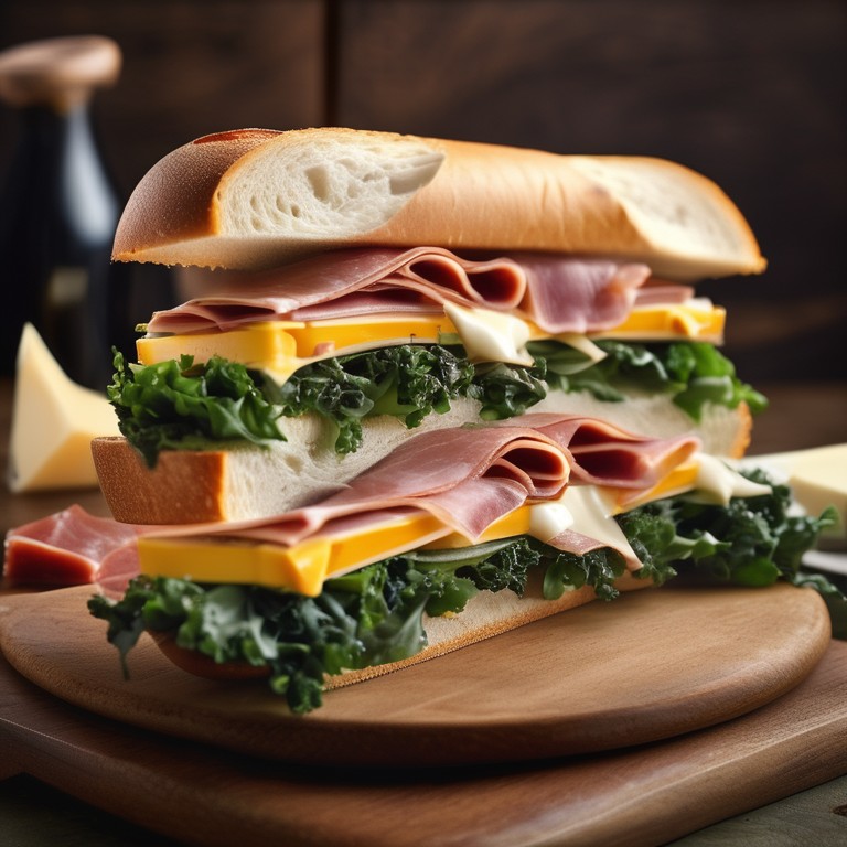 Italian Sandwich with Sourdough Bread