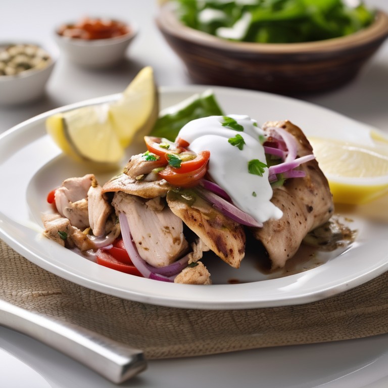 Cuisse de poulet gyros