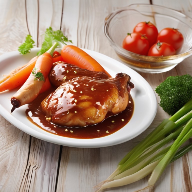 Pollo en Salsa de BBQ