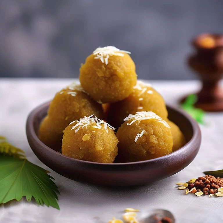 Tokkudu Laddu with Sanaga Pappu