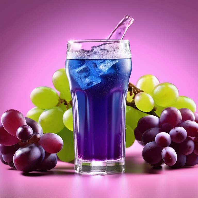 Homemade Grape Energy Drink