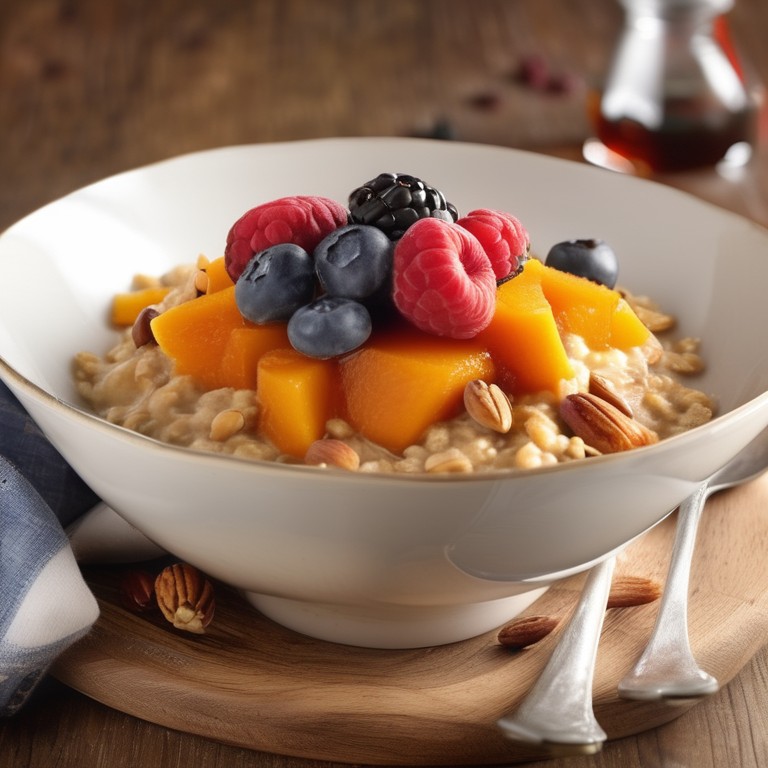 Oatmeal with Butternut Squash