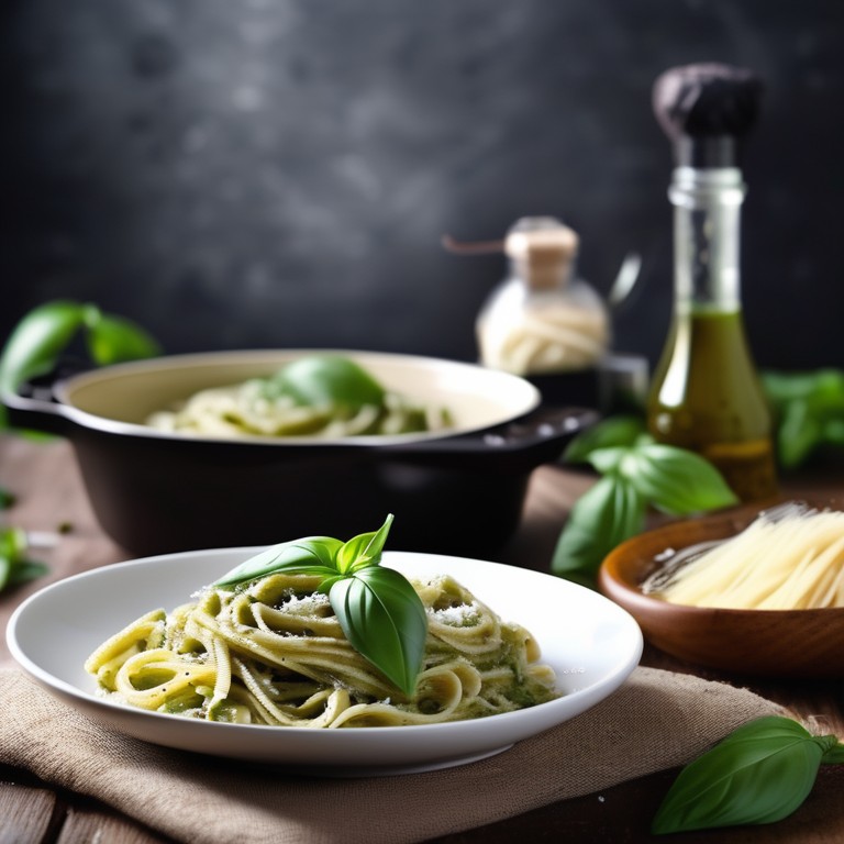 Nudeln mit Pesto