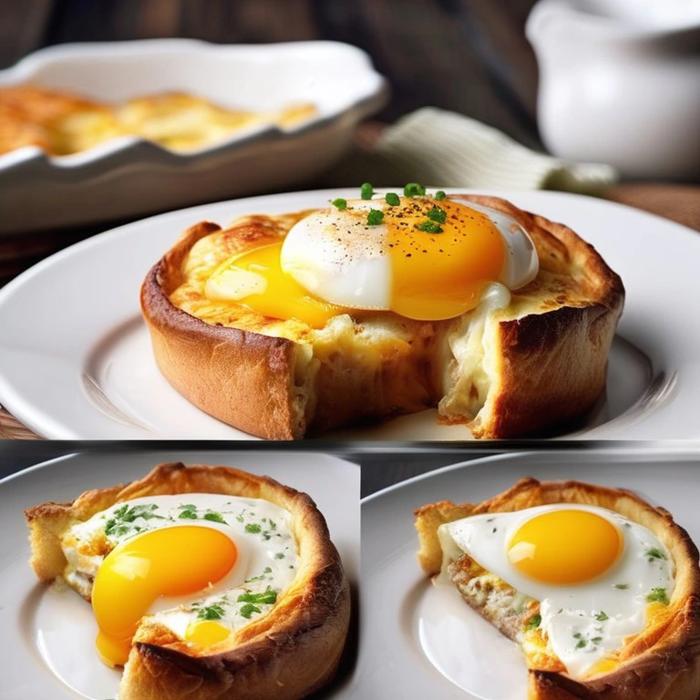 Cheesy Stuffed Egg Bread