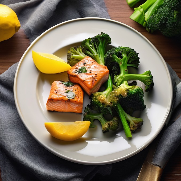 Savory Salmon Bites with Roasted Broccoli and Buttery Squash