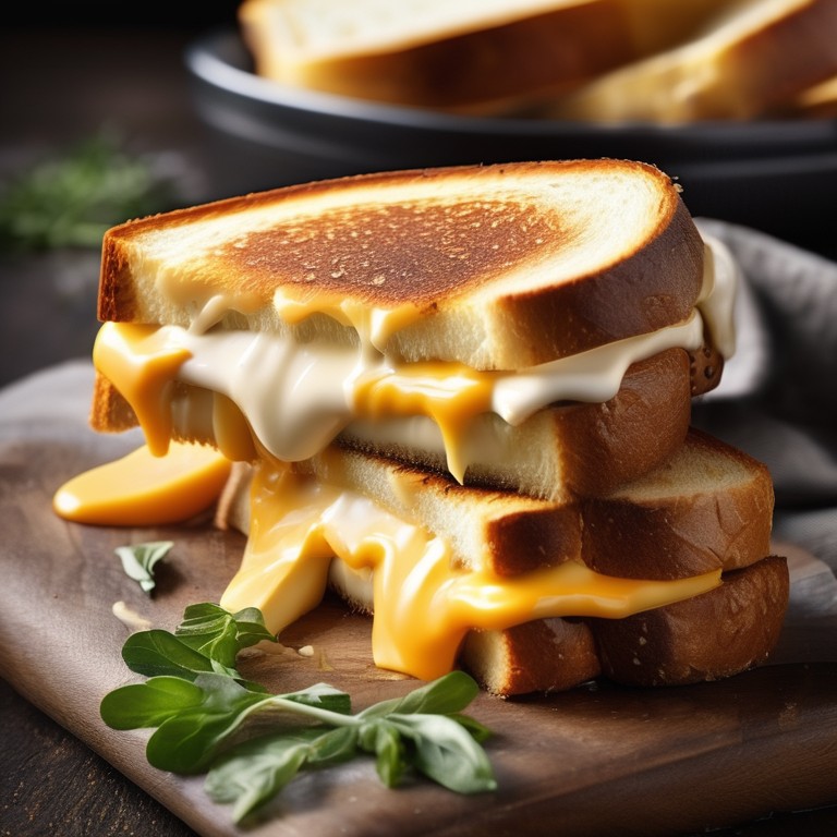 Savory Grilled Cheese with Herbed Mayo