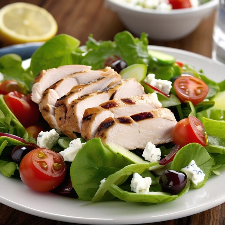 Grilled Chicken Salad with Lemon Vinaigrette