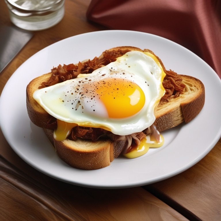 Pulled Pork Gouda Toast